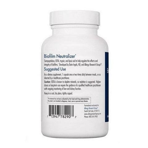 Nutricology/ Allergy Research Group, Biofilm Neutralizer, 60 Veg Caps