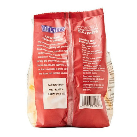 Delallo, Egg Pasta Pappardelle, 8.8 Oz (Case Of 12)