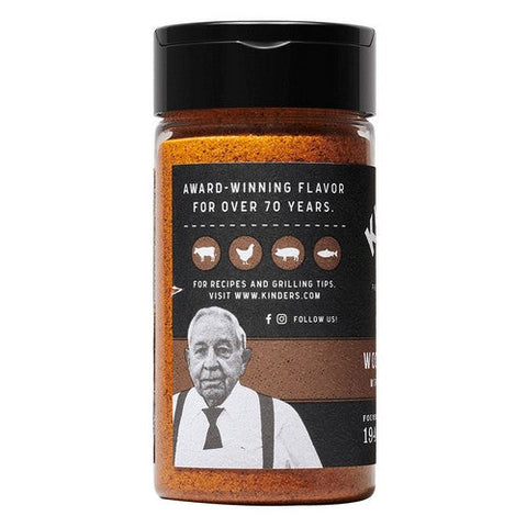 Kinders, Seasoning Woodfired Garlic, 6 Oz (Case Of 6)