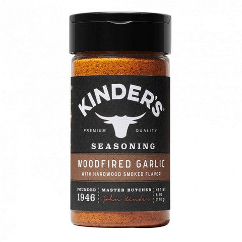 Kinders, Seasoning Woodfired Garlic, 6 Oz (Case Of 6)