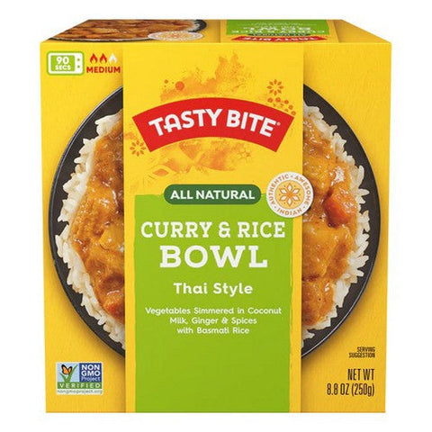 Tasty Bite, Thai Style Curry and Rice Bowl, 8.8 Oz (Case Of 6)