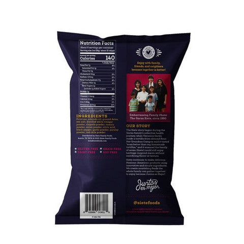 Siete, Chipotle BBQ Kettle Cooked Potato Chips, 5.5 Oz (Case Of 6)