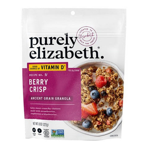 Purely Elizabeth, Berry Crisp Ancient Grain Granola With Vitamin D, 8 Oz (Case Of 6)