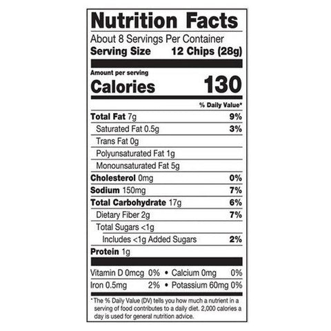 Late July, Green Goddess Tortilla Chips, 7.8 Oz (Case Of 12)