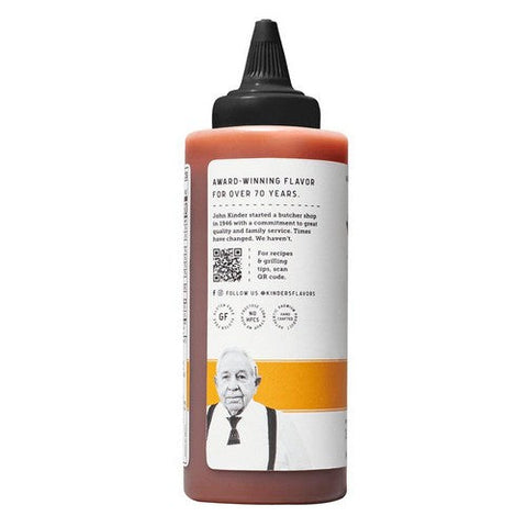 Kinders, Honey Hot BBQ Sauce, 15.5 Oz (Case Of 6)