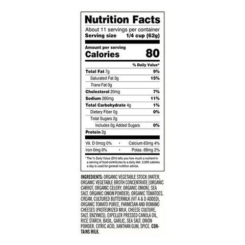 Sonoma Gourmet, Creamy Tomato Parmesan Sauce, 24.5 Oz (Case Of 6)
