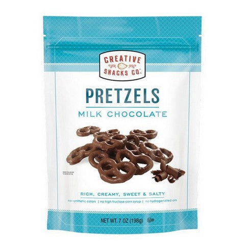 Creative Snacks, Milk Chocolate Pretzels, 7 Oz(Case Of 6)