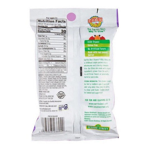 Earth's Best, Organic Peanut Butter Jelly Grape, 3 Oz (Case Of 6)