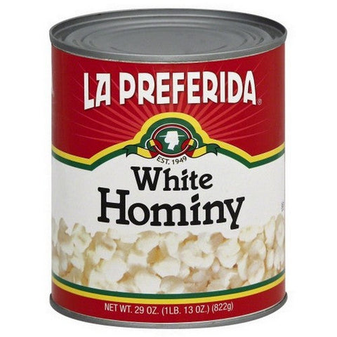 La Preferida, White Hominy, 29 Oz(Case Of 12)