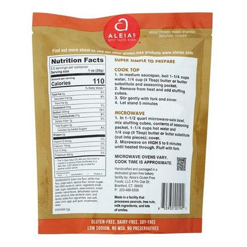 Aleias, Stuffing Vegetable Seasoned, 5.5 Oz(Case Of 6)
