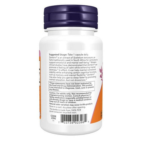 Now Foods, Calm & Focus With Zembrin, 60 VegCaps