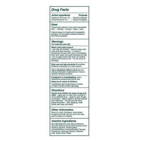 Capsiva, Arthritis Pain Relief Gel, 3 Oz