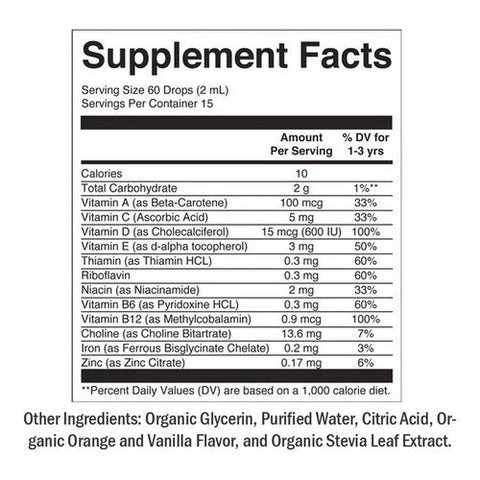 MaryRuth's, Toddler Multivitamin With Iron, 1 Oz