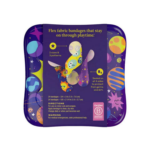 Welly, Flex Fabric Bandages Space, 48 Count