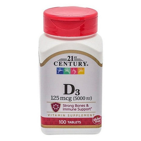 21st Century, Vitamin D3, 100 Tabs