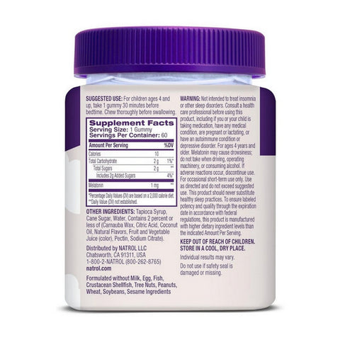 Natrol, Kids Melatonin, 60 Gummies