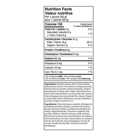 Herbaland Naturals, Vegan Protein Mixed Berry, 50 Grams (Case of 12)