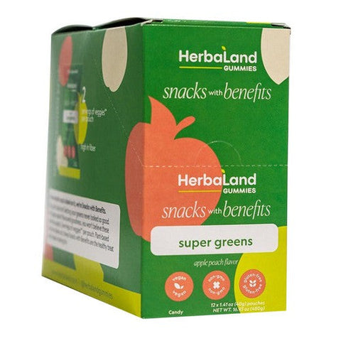 Herbaland Naturals, Super Greens, 40 Grams (Case of 12)