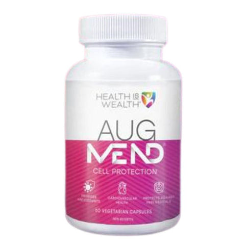 Health Is Wealth, Augmend Antioxidants Cell Health, 60 Veg Caps