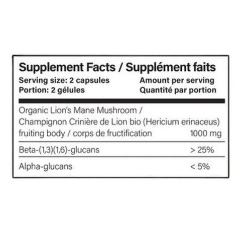 Health Is Wealth, Lion's Mane Organic Mushroom Extract, 60 Veg Caps