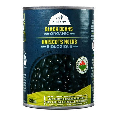 Left Coast Naturals, Organic Canned Black Beans, 540 Ml (Case Of 12)