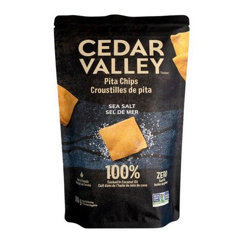 Left Coast Naturals, Pita Chips Sea Salt, 180 Grams (Case Of 12)