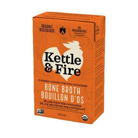 Left Coast Naturals, Turmeric Ginger Chicken Bone Broth, 454 ml (Case Of 6)