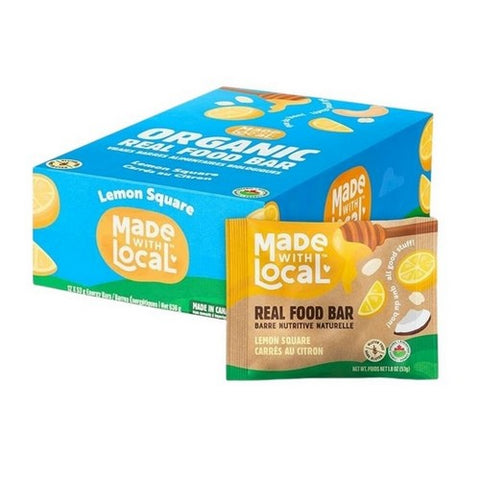 Left Coast Naturals, Lemon Square Real Food Bar, 53 Grams (Case Of 12)