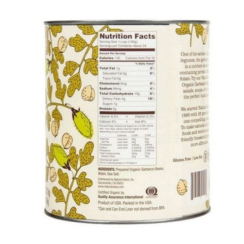 Left Coast Naturals, Garbanzo Large Beans, 3.12 Kgs (Case Of 6)