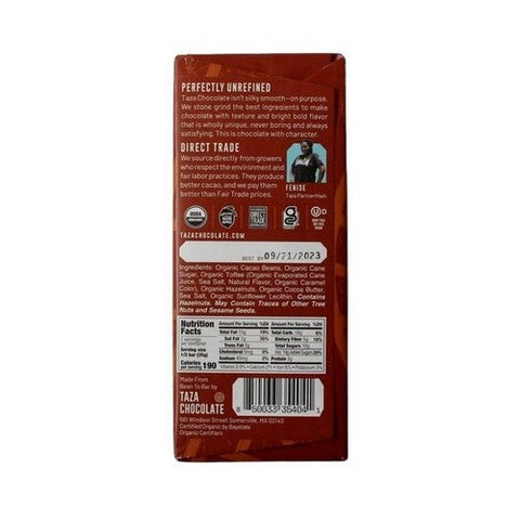 Left Coast Naturals, Hazelnut Praline 70% Dark, 70 Grams (Case Of 10)