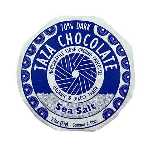 Left Coast Naturals, Sea Salt 70% dark, 77 Grams (Case Of 12)