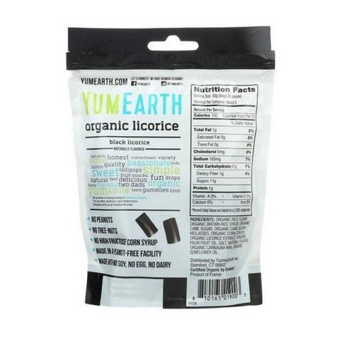 Left Coast Naturals, Organic Black Licorce, 142 Grams (Case Of 6)