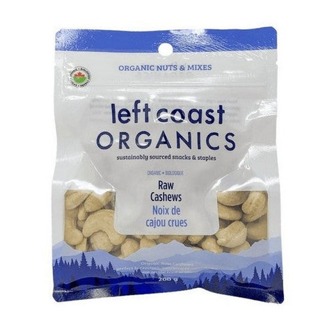 Left Coast Naturals, Organic Raw Cashews, 200 Grams (Case Of 8)