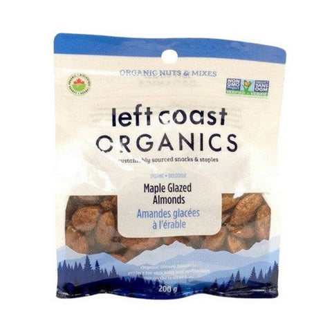 Left Coast Naturals, Organic Maple Glazed Almonds, 200 Grams (Case Of 8)