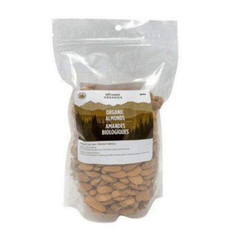 Left Coast Naturals, Organic Almonds Raw, 800 Grams (Case Of 6)