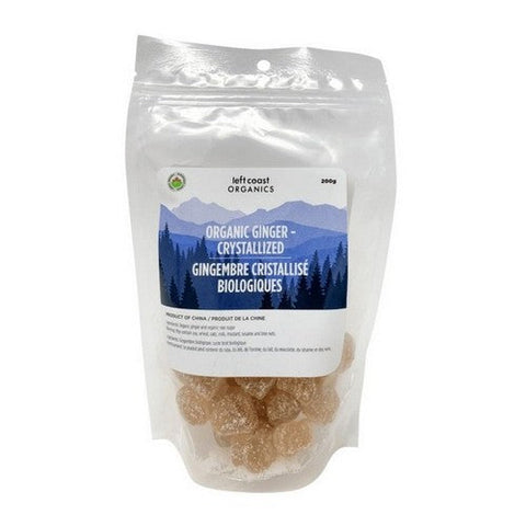 Left Coast Naturals, Organic Ginger Crystallized, 200 Grams (Case Of 12)