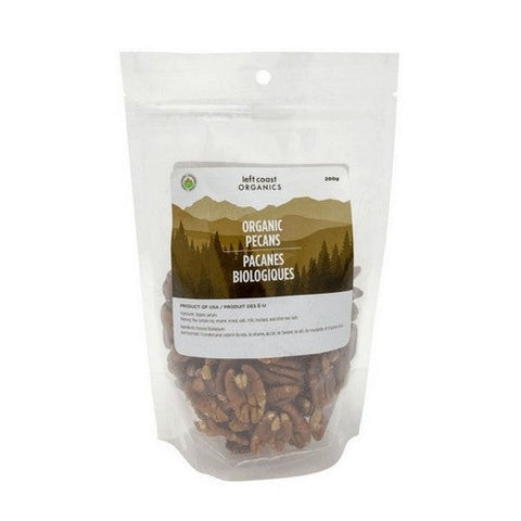 Left Coast Naturals, Organic Pecans Raw, 200 Grams (Case Of 12)