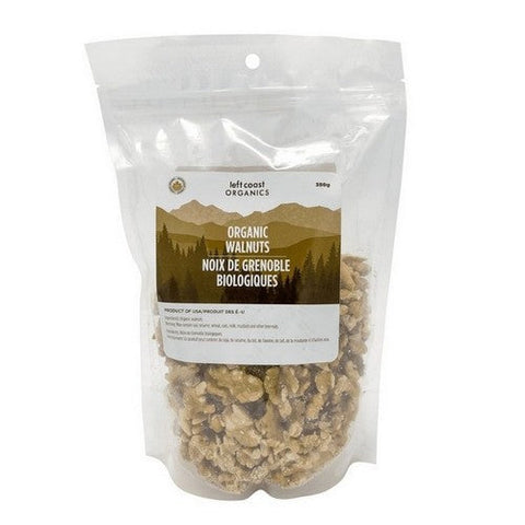 Left Coast Naturals, Organic Walnuts Raw, 350 Grams (Case Of 8)