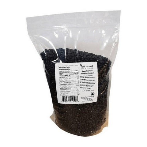 Left Coast Naturals, Organic Black Beans, 2.27 Kgs (Case Of 6)