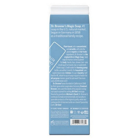 Dr.Bronner's, Pure Castile Liquid Soap Refill Baby Unscented, 32 Oz