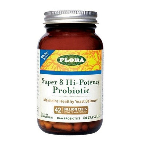 Flora, Udos Choice Super 8 Hi Potency Probiotic, 60 Capsules