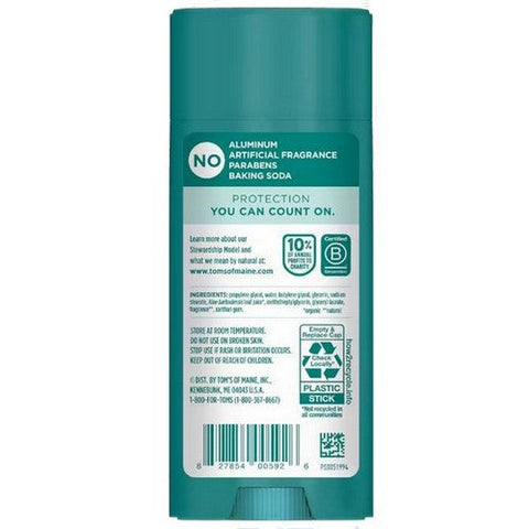 Tom's Of Maine, Clean Coast Deodorant, 3.25 Oz