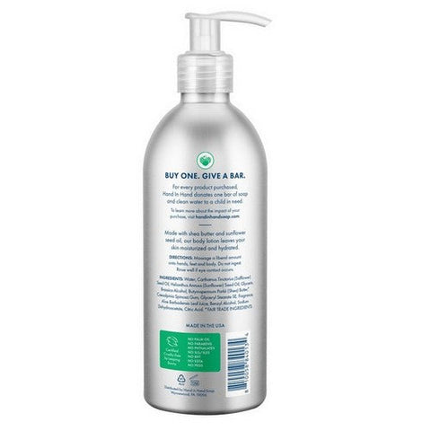 Hand In Hand, Body Lotion Cactus Blossom Bergamot And Crisp Basil, 10 Oz (Case Of 3)