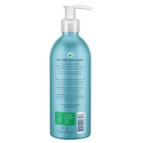 Hand In Hand, Liquid Hand Soap Sea Salt, 10 Oz (Case Of 3)