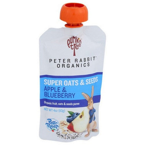 Peter Rabbit, Organic Super Oats Seeds Apple and Blueberry, 4 Oz (Case Of 10)