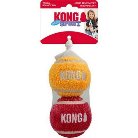 Kong, Sport Softies Balls Dog Toy Assorted Large, 2 Count