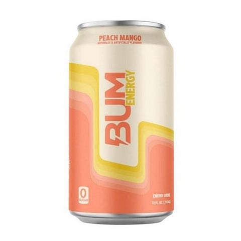 BUM Energy, CBUM Energy Drink Peach Mango, 12 X 355 Ml