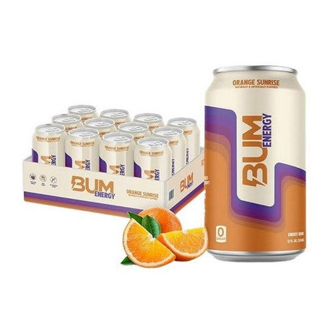 BUM Energy, CBUM Energy Drink Orange Sunrise, 12 X 355 Ml