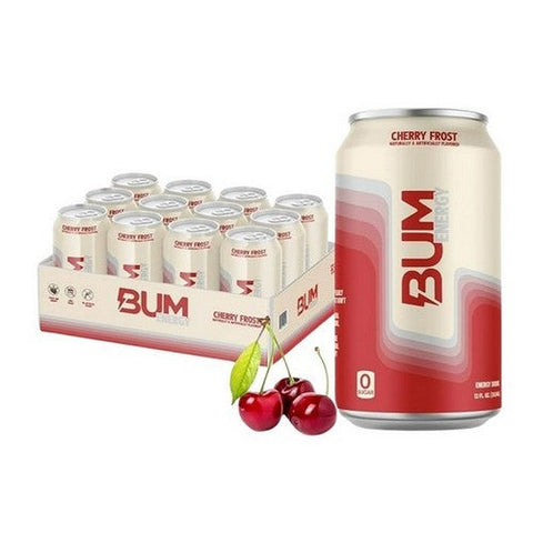 BUM Energy, CBUM Energy Drink Cherry Frost, 12 X 355 Ml