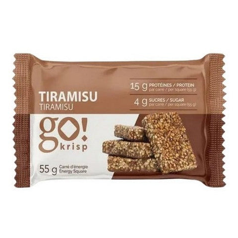 Go Nutrition, Go Krisp Tiramisu, 12 X 55 Grams